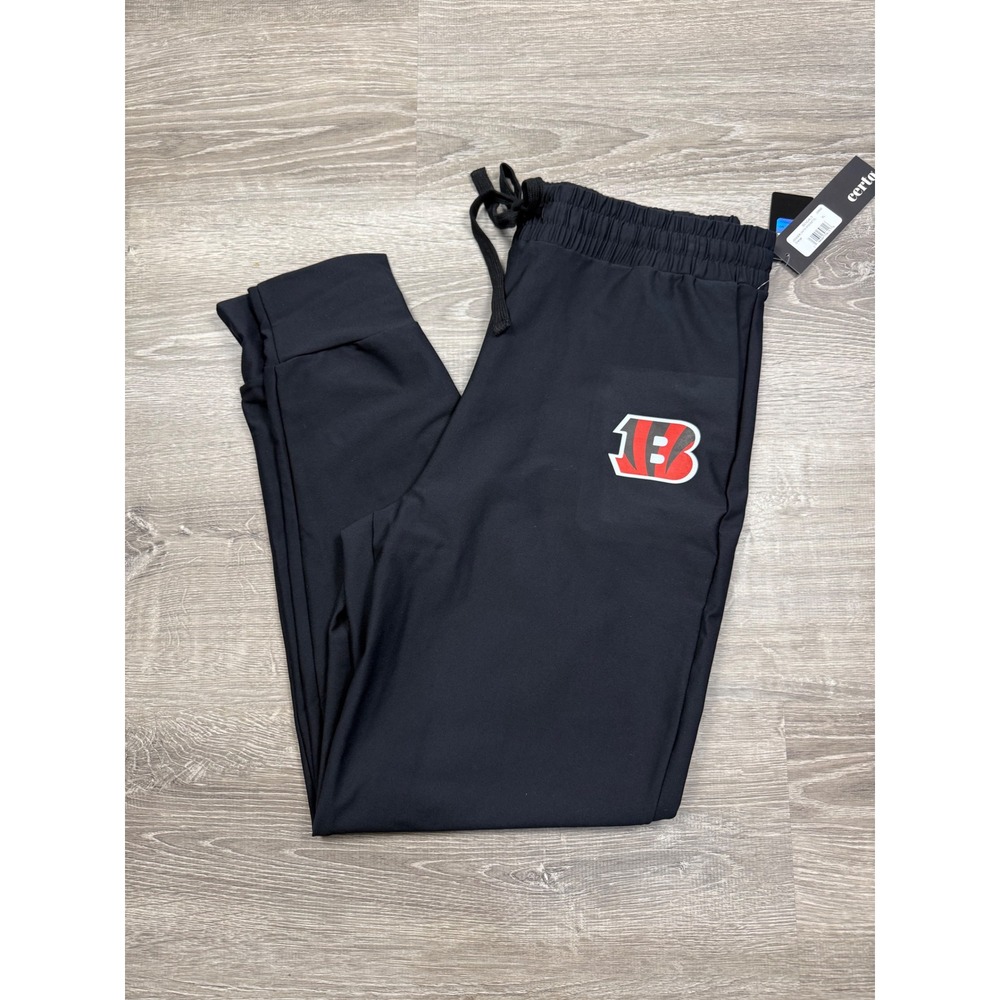 Certo NFL Cincinnati Bengals Jogger Pants Mens XL Black Sweatpants New